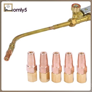 [Homyl5] หัวฉีดแก๊สเชื่อม H01-6 สําหรับความร้อน 5 ชิ้น