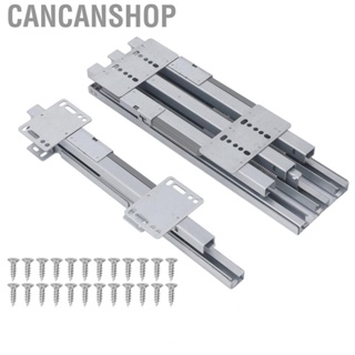 Cancanshop 1 Set Soft Close Drawer Slide 60kg Load Bearing Damping Slider Guide Rail