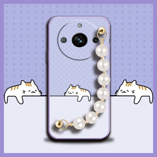 Skin feel silicone cute Phone Case For OPPO Realme11 Pro/11 Pro+ Back Cover soft shell Solid color Lens package phone case