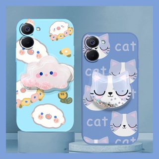 phone case Simplicity Phone Case For OPPO Realme V20 Skin-friendly feel The New Skin feel silicone Anti-fall Glitter Cartoon