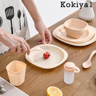 [Kokiya1] ชุดช้อนส้อม 48 ชิ้น สําหรับตั้งแคมป์ บ้าน RV