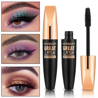 Spot second hair# Cross-border make-up WEHEBEAUTY plump curling long thick waterproof long-lasting 4D mascara 8.cc