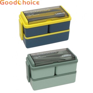 Double-decker Lunch Box Bento Box For Office Microwae Heated Lunch Container