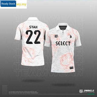 เสื้อโปโลแขนสั้น พิมพ์ลายมังกร แฟชั่นสําหรับผู้ชาย และผู้หญิง 2023