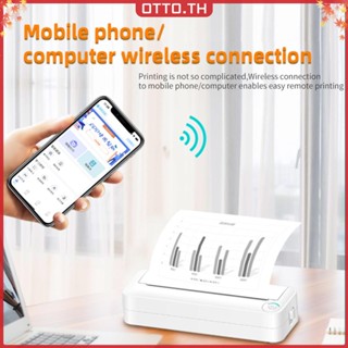 ✾ออตโต้✤【คุณภาพสูง】เครื่องพิมพ์ความร้อนไร้สาย X8 ขนาด A4 WiFi บลูทูธ แบบพกพา สําหรับบ้าน ออฟฟิศ