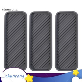 Chunrong 3-in-1 ที่วางสบู่ซิลิโคน ระบายน้ํา อเนกประสงค์ สําหรับอ่างล้างจาน ห้องครัว และห้องน้ํา