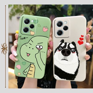 Skin feel silicone protective case Phone Case For Redmi Note12 Pro Speed/Poco X5 Pro 5G Anti-fall phone case cute