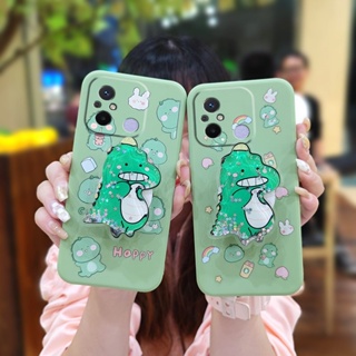 phone case ins Phone Case For Redmi 12C/Redmi 11A 4G Glitter Skin feel silicone cute Simplicity The New Anti-fall