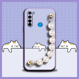 Simplicity Cartoon Phone Case For Redmi Note8/Note8 2021 cute protective case Back Cover Lens bump protection soft shell