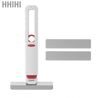 Hhihi Mini Mop  Sponge Self Squeeze Compact Light Push Pull Design Single Handed for Office