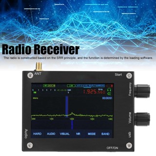 ZhongXiong 3.5in เครื่องรับวิทยุ 50KHz-2GHz DSP SDR เครื่องรับคลื่นสั้นพร้อมหน้าจอสัมผัสสำหรับ Malahit