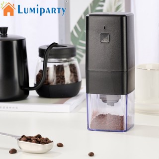 Lumiparty เครื่องบดเมล็ดกาแฟไฟฟ้า แบบพกพา ปรับขนาดได้ ชาร์จได้ มืออาชีพ