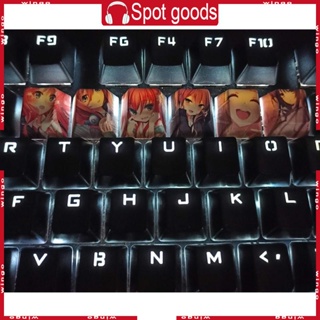 Win ปุ่มกดคีย์บอร์ด PBT สีย้อม สําหรับคีย์บอร์ด Mechanical Cherry Mx Switch R4