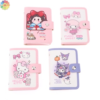 Gogo กระเป๋าใส่บัตรเครดิต แบบหนัง ลายการ์ตูน Hello Kitty My Melody Kuromi สําหรับผู้หญิง TH