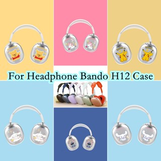 【ของแท้】เคสป้องกันหูฟัง ลายการ์ตูนน่ารัก สําหรับ Bando H12 H12