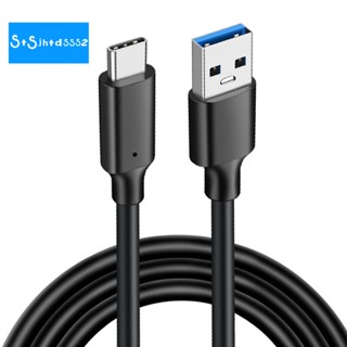 สายเคเบิลชาร์จเร็ว USB3.2 10Gbps Type C PD 60W 3A 3.0 1 เมตร