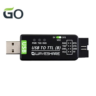 Waveshare โมดูลแปลงพอร์ตอนุกรม USB เป็น TTL CH343G รองรับวงจรแปลง 5V 3.3V