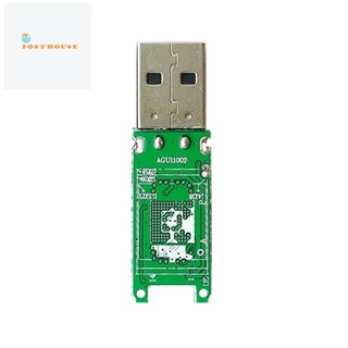 อะแดปเตอร์เมนบอร์ด USB 2.0 EMMC 153 169 EMCP PCB ไม่มีหน่วยความจําแฟลช PCB สีเขียว และอะแดปเตอร์โลหะ USB 2.0 EMMC 1 ชิ้น