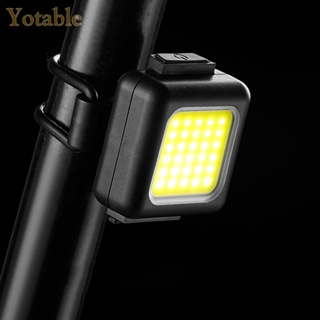 [Yotable.th] โคมไฟ LED COB 130LM 80LM 150mAh กันน้ํา ชาร์จ USB Type-C สําหรับติดรถจักรยาน