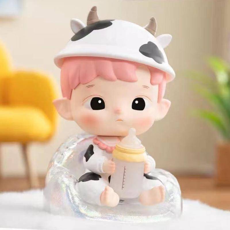 พร้อมส่ง ของเล่นตุ๊กตาฟิกเกอร์ POP MART HACI POP MART HACIPUPU Growth Diary DAIRY 24 ชั่วโมง