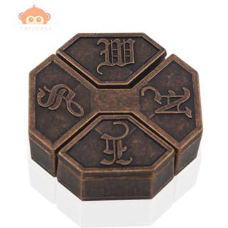 กล่องทดลองปริศนา 3D โลหะ ล็อก ของเล่นเสริมการศึกษา IQ Mind Brain Teaser Tester DE [Taylor.th]