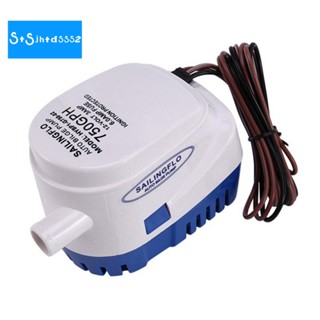 Sailingflo เครื่องปั๊มน้ําไฟฟ้าอัตโนมัติ DC 12V 750GPH ขนาดเล็ก 12V สําหรับเรือ