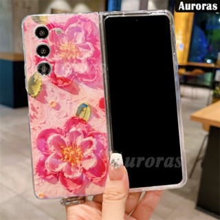 เคสมือถือ ลายดอกไม้ ภาพวาดสีน้ํามัน กันกระแทก สําหรับ Samsung Galaxy Z Fold 5 Galaxy Z Fold5