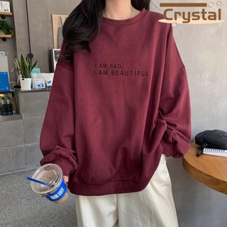 Crystal  เสื้อผ้าผู้ญิง แขนยาว เสื้อฮู้ด คลุมหญิง สไตล์เกาหลี แฟชั่น  Chic High quality Stylish ทันสมัย A98J29D 36Z230909