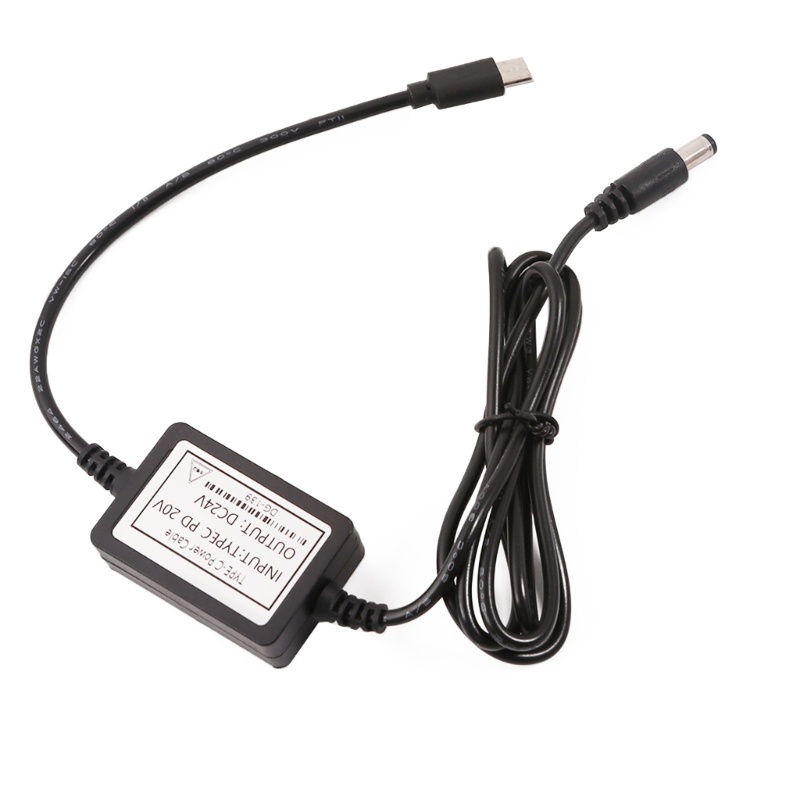 WU USB Type C PD20V to DC24V สายไฟสําหรับ 24V อุปกรณ์ PD12V 15V 20V to DC24V