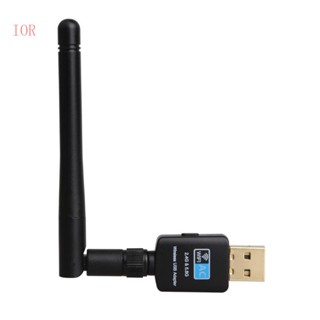 Ior อะแดปเตอร์การ์ด Wifi ไร้สาย USB Dual Band 2 4G 5 8G Mini Wifi 600Mbps