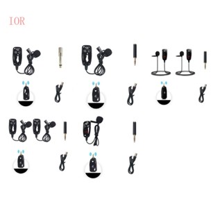 Ior ไมโครโฟนไร้สาย ระบบส่งสัญญาณ น้ําหนักเบาพิเศษ แบบมือถือ