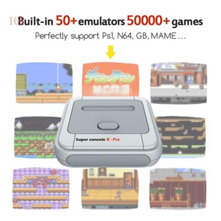 Ior เกมคอนโซล พร้อมตัวควบคุมไร้สาย Dual 2 4GHz ในตัว 50+ Emulators พร้อมเกม 41 000+ 33000+ สําหรับ PS1 N6