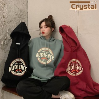 Crystal  เสื้อผ้าผู้ญิง แขนยาว เสื้อฮู้ด คลุมหญิง สไตล์เกาหลี แฟชั่น  สบาย High quality Trendy พิเศษ A98J297 36Z230909