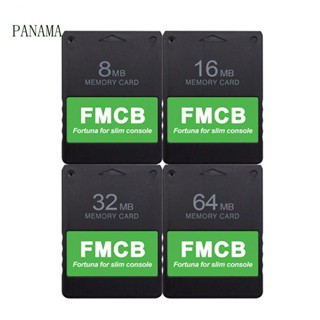 Nama การ์ดหน่วยความจําเกม 8MB 16MB 32MB 64MB FMCB Free McBoot สําหรับ PS2 Slim Console