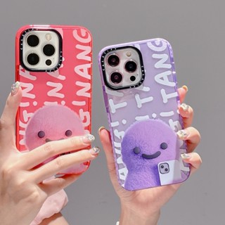 เคสโทรศัพท์มือถือแบบนิ่ม TPU กันกระแทก ลายไดโนเสาร์ พร้อมตุ๊กตา สองสี สําหรับ Samsung A02S A03S A03 A04 A04E A12 M12 A13 A14 A22 A23 A32 A33 A34 A52 A53 A54 A72 A73