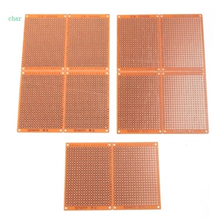 Char บอร์ดวงจร Bakelite ทองแดง PCB ด้านเดียว DIY 5 10 20 ชิ้น