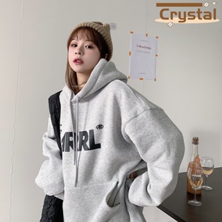 Crystal  เสื้อผ้าผู้ญิง แขนยาว เสื้อฮู้ด คลุมหญิง สไตล์เกาหลี แฟชั่น  สวย ทันสมัย พิเศษ Korean Style A98J2FT 36Z230909