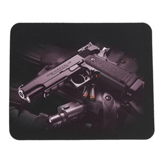 FMD❤ Gun Pattern Anti-Slip Laptop PC Mice Pad Mat Mousepad For Optical Laser Mouse