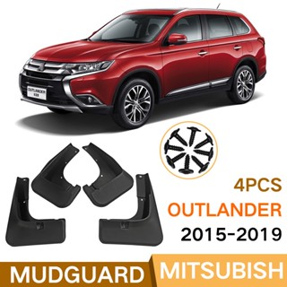 บังโคลนหน้า หลัง กันชน กันฝุ่น อุปกรณ์เสริม สําหรับตกแต่งรถยนต์ Mitsubishi Outlander 2015-2019 2013 2014