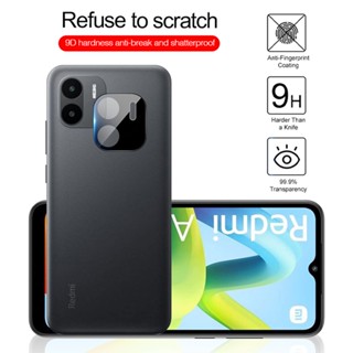 3D Curved Camera Tempered Glass For Xiaomi Redmi A1 A2 Plus A2Plus A1Plus RedmiA1 RedmiA2 9H HD Full Cover Camera Screen Protector Anti-Scratch Glass Back Lens Film