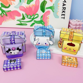 ใหม่ Sanrio กระเป๋าเพชร การ์ตูนน่ารัก ปริศนา ประกอบมือ สนุก แฮนด์เมด DIY วัสดุกระเป๋า