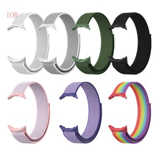 Ior สายนาฬิกาข้อมือไนล่อน ปรับได้ กันเหงื่อ แบบเปลี่ยน สําหรับ Pixel Smartwatch Sport Watch