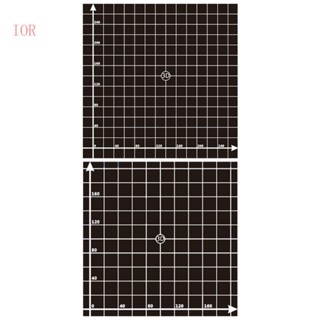 Ior สติกเกอร์ฐานวางชิ้นงานแบบร้อน ขนาด 220x220 มม. 300x300 มม. กันการบิดงอ สําหรับเครื่องพิมพ์ 3D