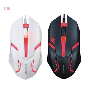 Ior เมาส์เกมมิ่งมีสาย ตามหลักสรีรศาสตร์ กันลื่น มีไฟแบ็คไลท์ 7 สี สําหรับ PC แล็ปท็อป