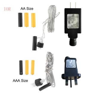 Ior UK US to AA AAA สายเคเบิ้ลกําจัดแบตเตอรี่ AA AAA 2-3x สําหรับอุปกรณ์อิเล็กทรอนิกส์