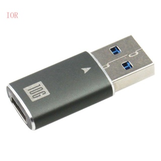 Ior อะแดปเตอร์แปลงสายชาร์จ Type-C ตัวเมีย เป็น USB ตัวผู้ ความเร็วสูง