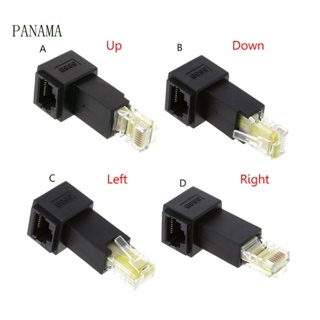 Nama อะแดปเตอร์ขยายสายแลนอีเธอร์เน็ต RJ45 หลายมุม สําหรับ Cat 5e ตัวผู้ เป็นตัวเมีย