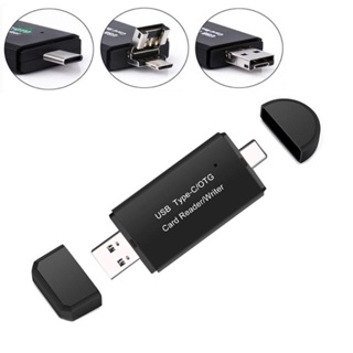 Char อะแดปเตอร์การ์ดรีดเดอร์ OTG Micro USB 5Gbps