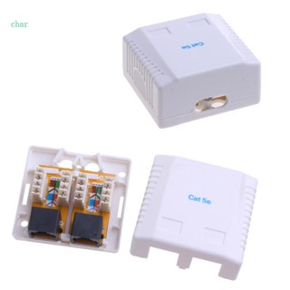 Char Cat5e RJ45 8P8C โมดูลซ็อกเก็ตเชื่อมต่อ UTP Cat5e