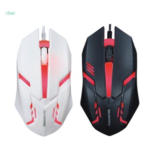 Char เมาส์เกมมิ่งมีสาย ตามหลักสรีรศาสตร์ กันลื่น มีไฟแบ็คไลท์ 7 สี สําหรับ PC แล็ปท็อป